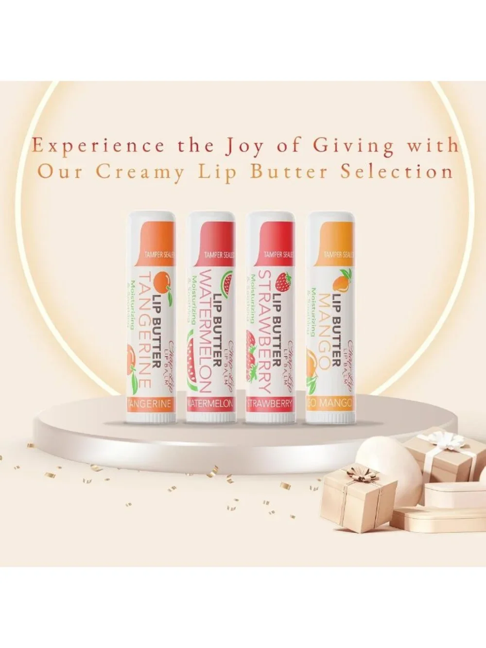Hydrating Lip Balm Pack - 24 Fruit Flavor Chapsticks with Coconut Oil & Cocoa